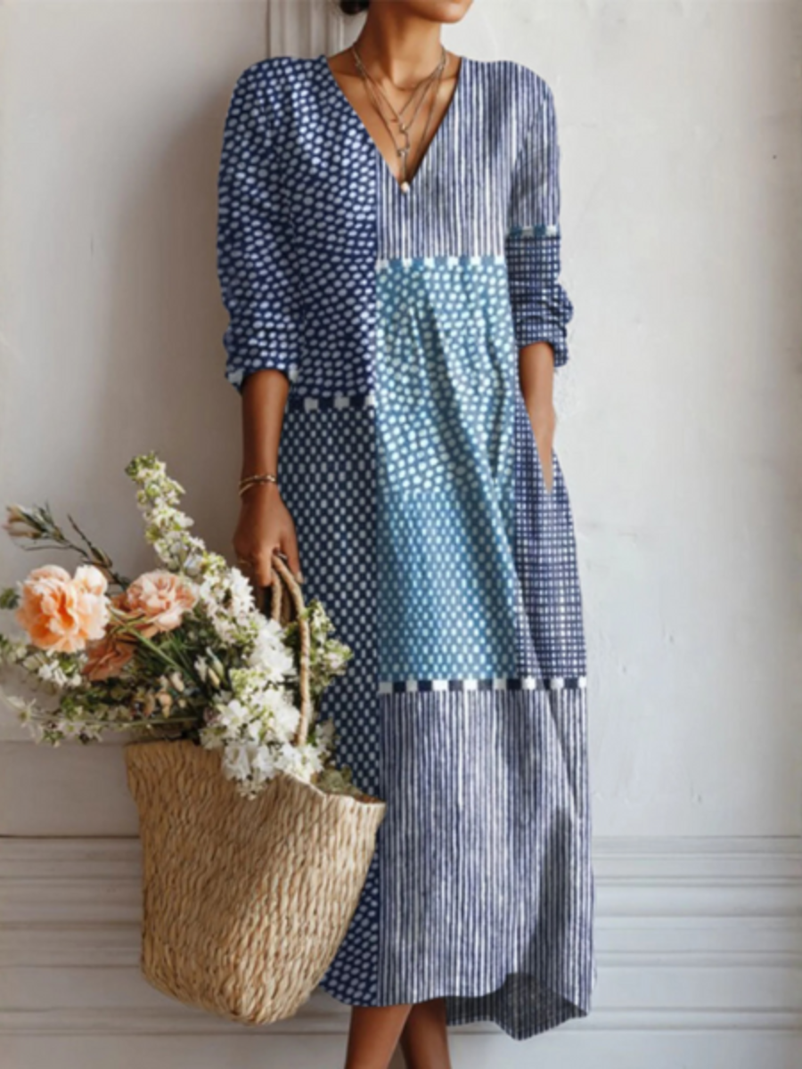 ALISSON | Retro Linen Dress