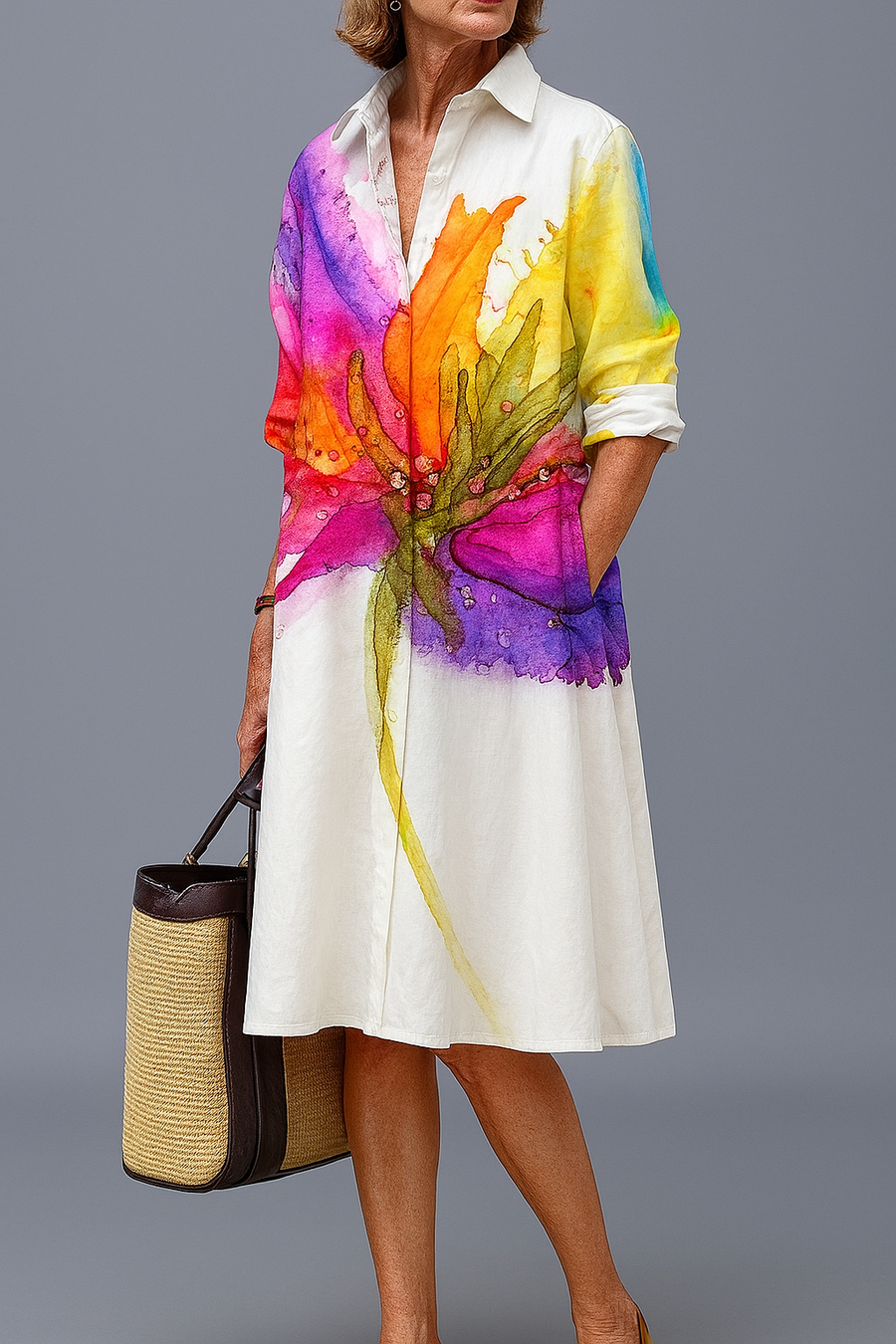 Ophelia - Artistic Midi Dress