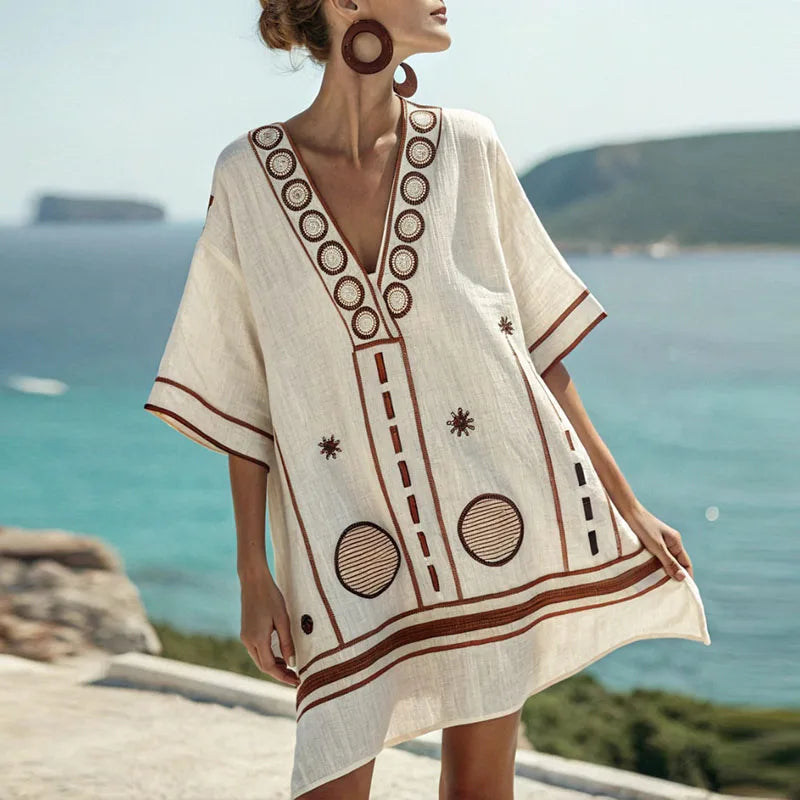 BEATRICE - Elegant and Comfortable Beach Dress for Warm Days