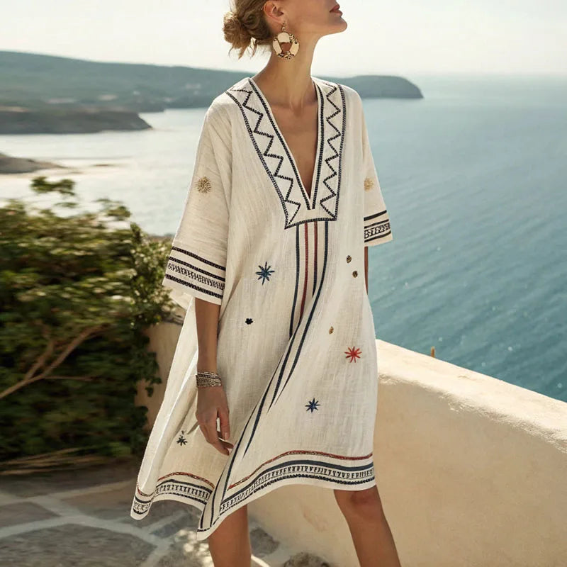 DAPHNE | Elegant and Versatile Beach Dress for Summery Days