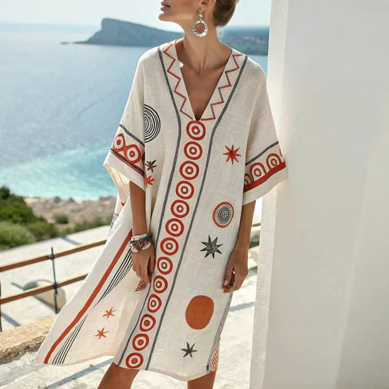 JANE | Silk Elegant Beach Dress for Unforgettable Summer Looks