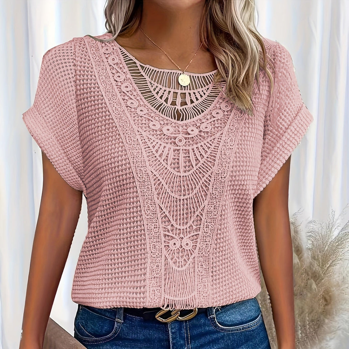 Skylar | Detailed Knitted Top