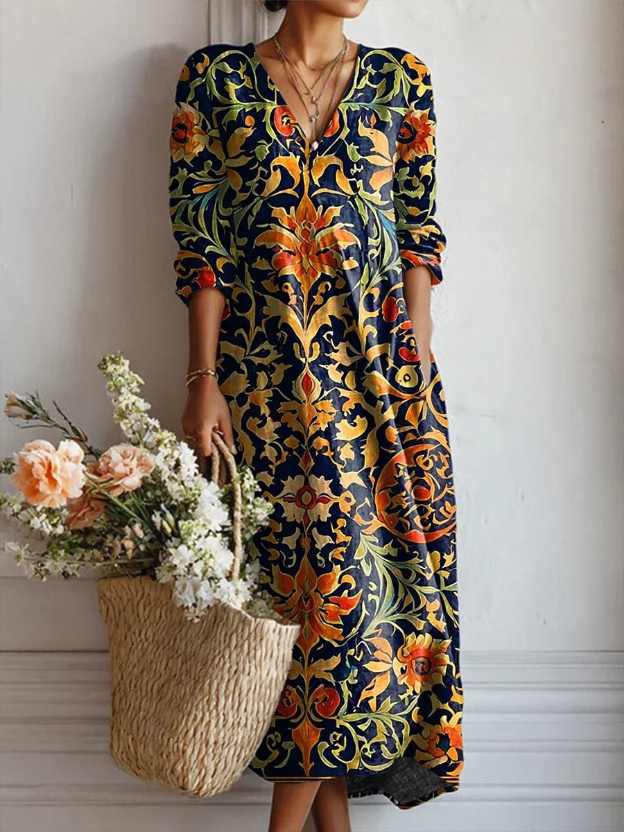 Nora - Cozy Linen Dress